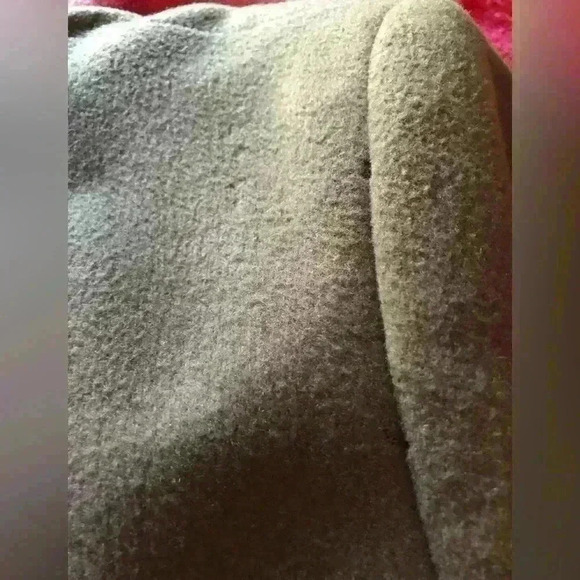 VTG CAMEL BROWN? MEDIUM BROWN? WOOL MENS LONG COAT L42 - Picture 11 of 14